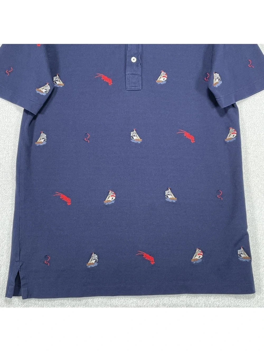 Polo by Ralph Lauren Embroidered Knit Oxford Shirt